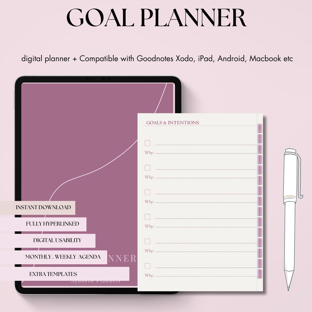 The Ultimate Goal Planner - Etsy