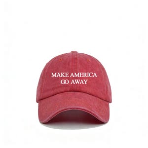 Få Amerika att försvinna-kepsar, anpassad text Nu Det Nuuk-sida, personlig anti-MAGA-politisk keps, Grönlands flagga pappakeps, rolig parodigåva bild 10