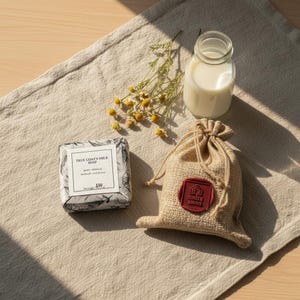 True Goat’s Milk Soap — Pure & Unscented | Handmade Cold Process | 270g Cube