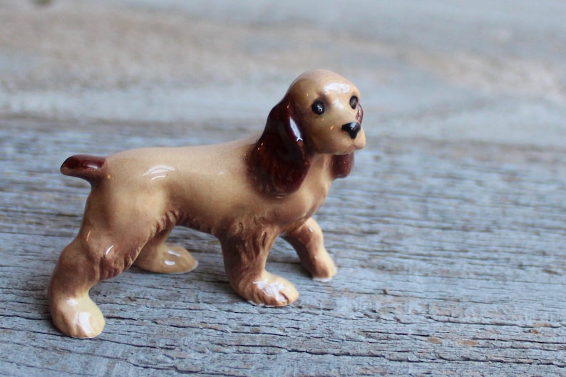 Alert Red Dachshund Miniature Dog Figurine Made in USA by Hagen-Renaker
