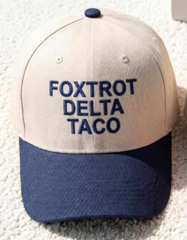 Embroidered Foxtrot Delta Tango Hat Anti-Trump Hat Not Subtle Anti Trump Resist And Persist Republican Hat Roe V Wade Cap bild 2