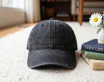 Embroidered Hit the Dang Ball Cap| Trendy Baseball SnapBack Adjustable Hat