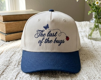 Embroidered Minimalist Ladybug Club Hat, Cute Bug Hat, Lucky Ladybug Hat, Nature Lover Gift, Garden Aesthetic Cap
