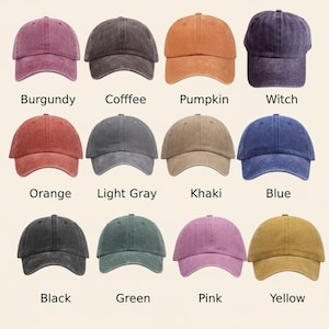 Favorite Daughter Embroidered Dad Hat Low Profile Custom Strap Back Unisex Adjustable Cotton Baseball bild 4