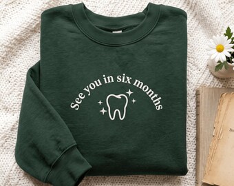 Embroidered Dental Assistant Sweatshirt - Funny Hygienist Gift, Pediatric Dentist, New Dentist T-Shirt, Matching Dental Squad Shirt
