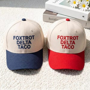 Embroidered Foxtrot Delta Tango Hat Anti-Trump Hat Not Subtle Anti Trump Resist And Persist Republican Hat Roe V Wade Cap bild 3