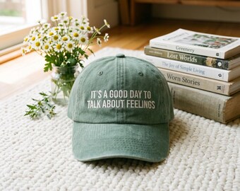 Embroidered Boat Hat, Summer Vacation Cap, Cruise Trip Accessory