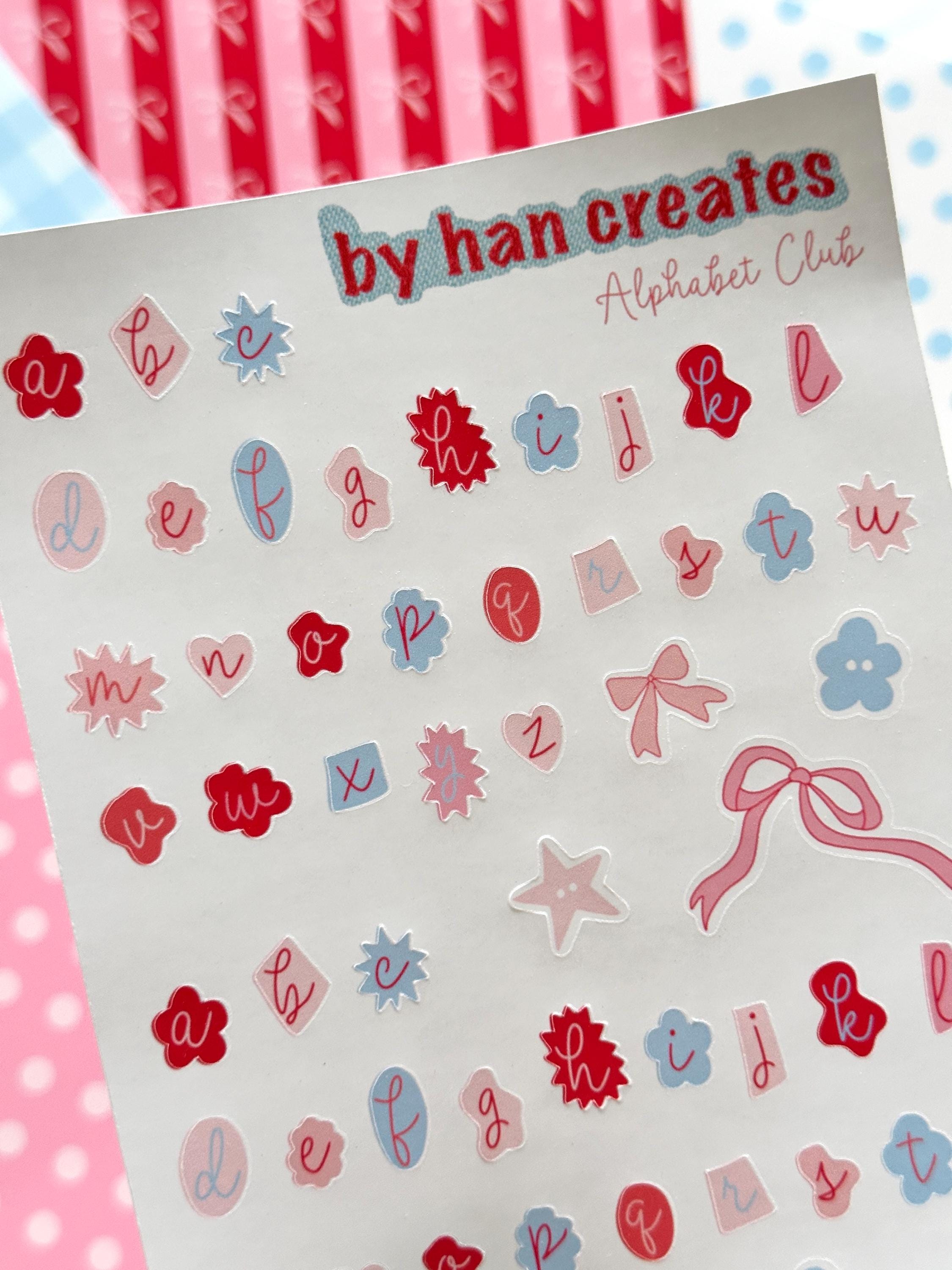 Alphabet Ransom Letter Sticker Sheet | Magazine Scrapbooking | Girly ...