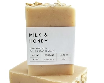 Milk and Honey Goat Milk Soap with Oatmeal