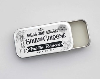 Vanilla Tobacco Solid Cologne