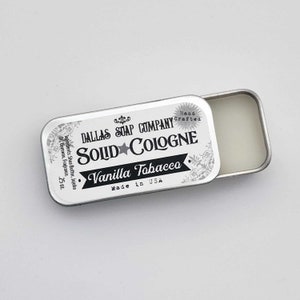 Vanilla Tobacco Solid Cologne