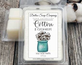 Cotton and Cashmere Soy Wax Melts