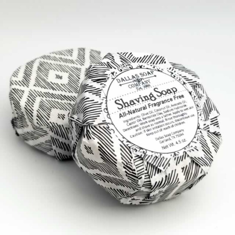 Fragrance Free Shaving Soap Etsy
