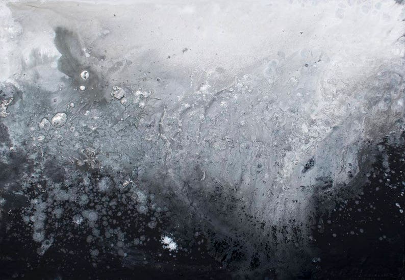 Grey Canvas Print Monochrome Canvas Print Black & White Etsy UK