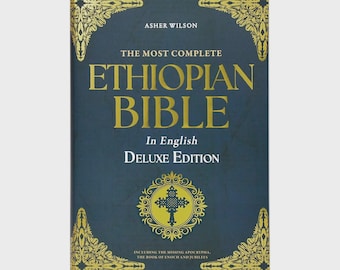 The Most Complete Ethiopian Bible by Asher Wilson, Deluxe Red Letter Edition