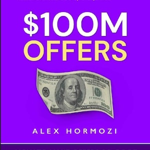 Libro "100 M Offers" de Alex Hormozi / Estrategia de marketing empresarial (Descarga digital)