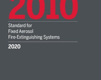 Norma NFPA 2010 para sistemas fijos de extinción de incendios por aerosol (PDF de 2020)
