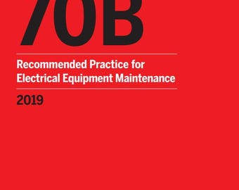 NFPA 70B 2019 PDF / Mantenimiento de equipos eléctricos / Práctica recomendada / Norma NFPA / Descarga digital