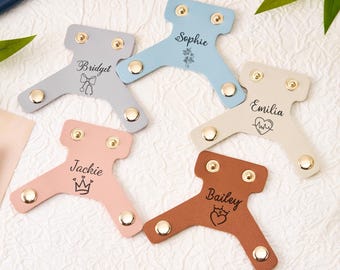 Etiqueta de identificación de cuero personalizada para estetoscopio, regalo personalizado para enfermeras y médicos, accesorios para etiquetas de identificación grabadas