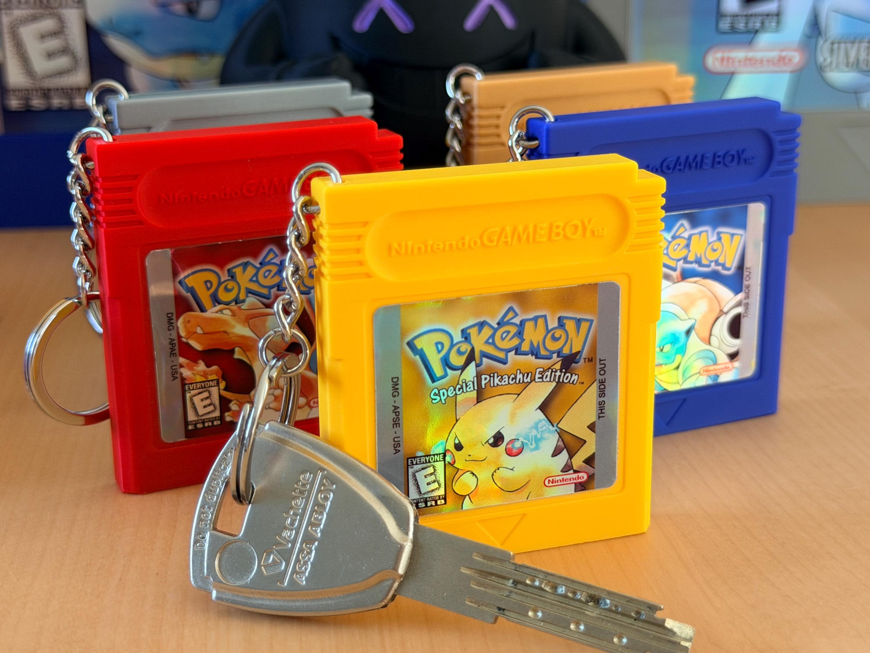 ゲームボーイ風キーホルダー　ポケモン Gameboy keychain - Etsy 日本