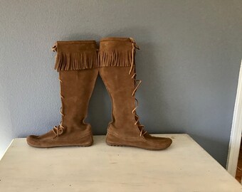 authentic moccasin boots