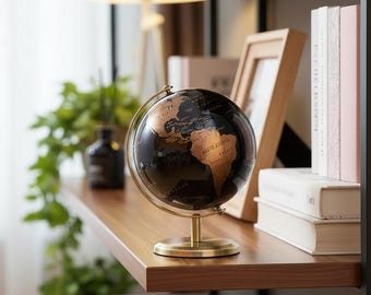 Globo terráqueo retro decorativo / Globo terráqueo educativo para niños / Regalo de decoración moderna para el hogar y la oficina