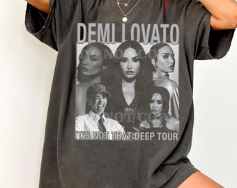 Comfort Colors Demi Lovato It's Not That Deep Tour Shirt