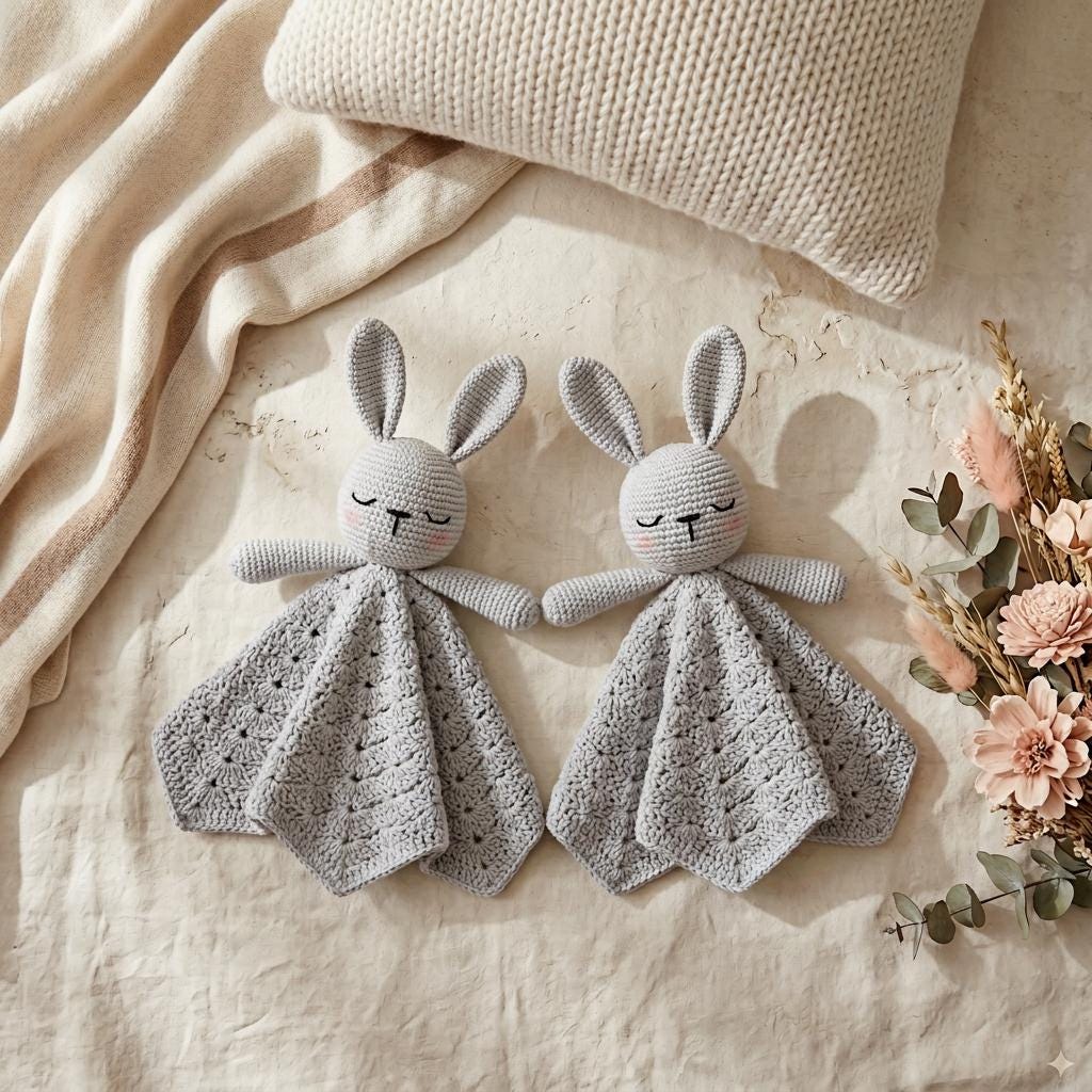 40 Bunny Lovey Crochet Patterns for Sweet Baby Gifts and Nursery Keepsakes 21 Crochet Bunny Lovey