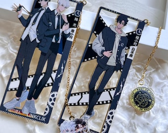 Link Click Metal Bookmark 7.5cm Lu Guang Cheng Xiaoshi Fan Gift