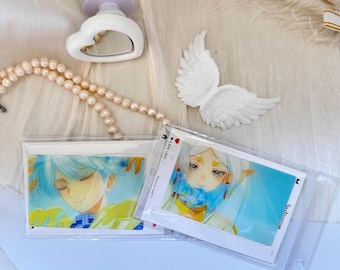 Frieren & Himmel Lenticular Card 5.5×8.5cm with Protective Sleeve