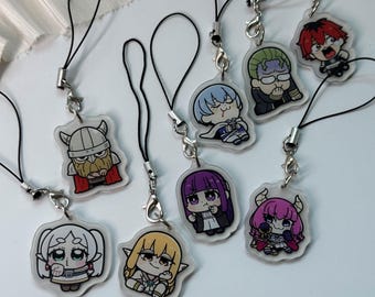 Frieren Party Charms Phone Strap  3cm Accessories Gift