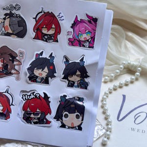 Arknights Endfield Sticker Pack 60pcs - Chen Qianyu Perlica Decals - Journal Gift