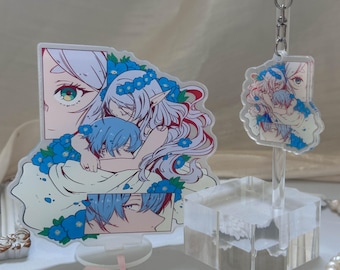 Sousou no Frieren Couple Acrylic Set – 10cm Desk Stand 3cm Bag  Charm