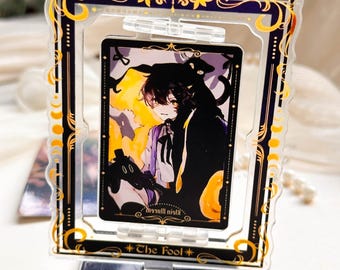 Lord of The Mysteries - Suporte de Acrílico Giratório "O Louco" (The Fool Klein) - Presente de Anime
