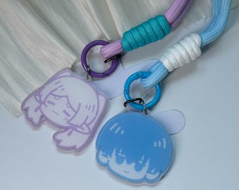 Frieren Himmel Keychain – 5cm Anime Couple Charm