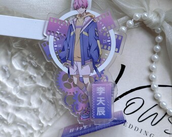 Link Click Li Tianchen Clear Standee 10cm Desk Ornament Fan Made