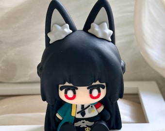 Figura sentada de Hoshimi Miyabi ZZZ, 8 cm - Decoração de mesa - Presente para gamers