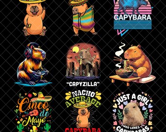 Capybara Cinco De Mayo Png Bundle, Cinco De Mayo Png, Tacobara Png, Capybara Mexico Png, Happy Cinco De Mayo Taco Tuesday, Instant Download