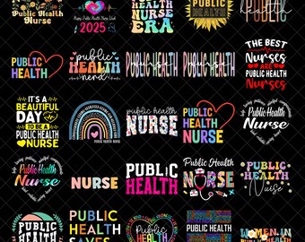 Home Health Nurse Png Bundle, Nurse Png, Home Health Care Nursing Png, Public Health Nurse Png Digital Download