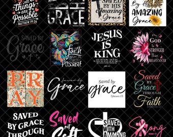 Christian Thanksgiving Fall Sublimation Bundle, Fall For Jesus Png, Autumn Leaves Pumpkin Png, Faith Based Autumn Sublimation,Fall Vibes Png