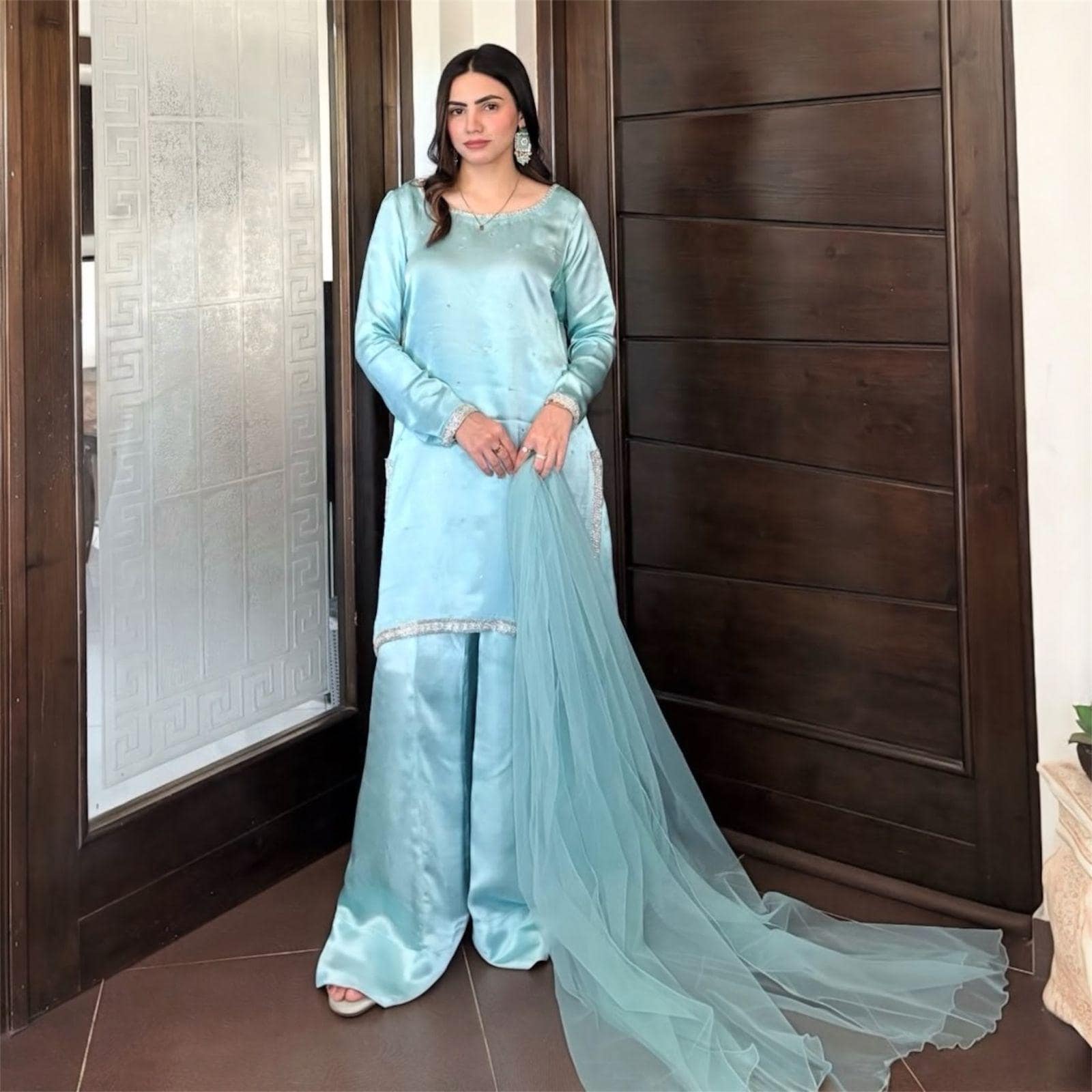 princess polly baby blue dress What to Wear to In An Indian Wedding As a White Person