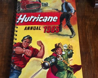 Large vintage book journal- Hurricane 1965