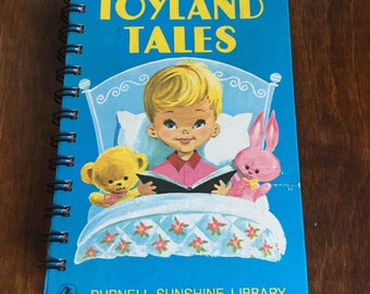 Small vintage book journal- 'Toyland Tales'