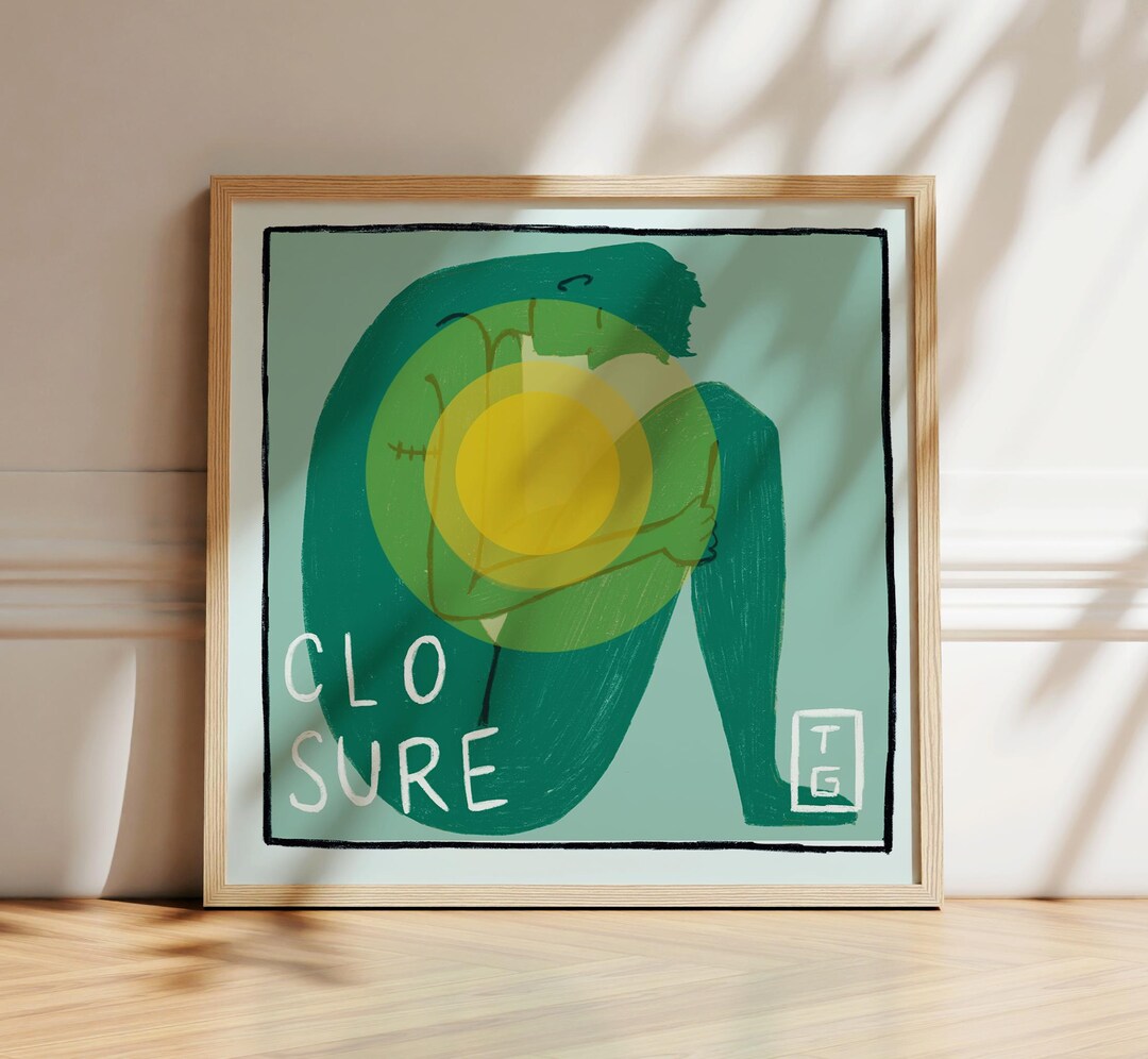 Closure Wall Art Print: Abstract Healing - Matte Watercolor Paper - Etsy