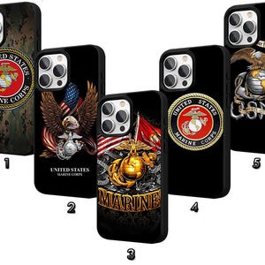 Marine Corps iPhone Case for iPhone 6 7 8 SE X XS XR 11 12 13 Mini 14 15 16e 17 Pro Max Air and Google Pixel series