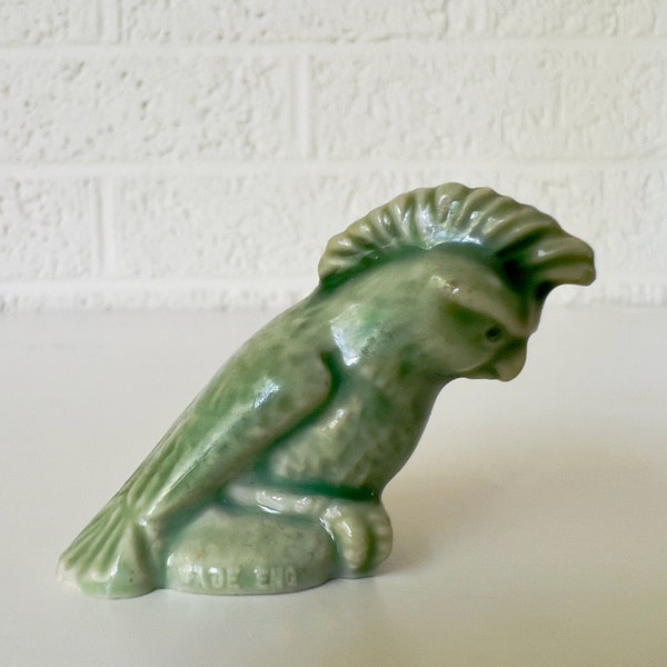 Vintage Wade of England Cockatiel Figurine | Wade Whimsies Miniature Figurines