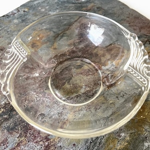 Four Vintage Glass Berry Bowls