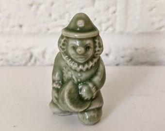Vintage Wade of England Circus Clown Figurine | Wade Whimsies Miniature Figurines