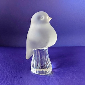 Vintage Reijmyre Kristall Sweden Bird Figurine