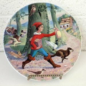Vintage Limoges Turgot Collector Plate | Hop-o&#39;-My-Thumb | Le Petit Poucet